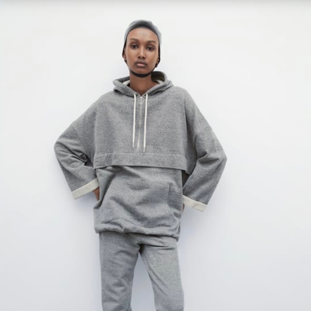 EUC ZARA Soft Jacket Gray Mari - Picture 1 of 9